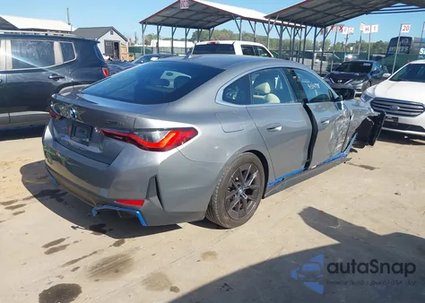 2023 BMW I4 Edrive35 из США, поврежденный, VIN WBY43AW02PFR41512